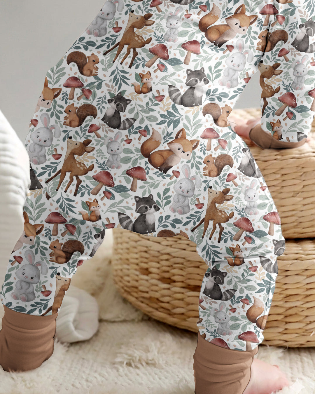 Whimsical Woodland Friends Bamboo Convertible Zippy