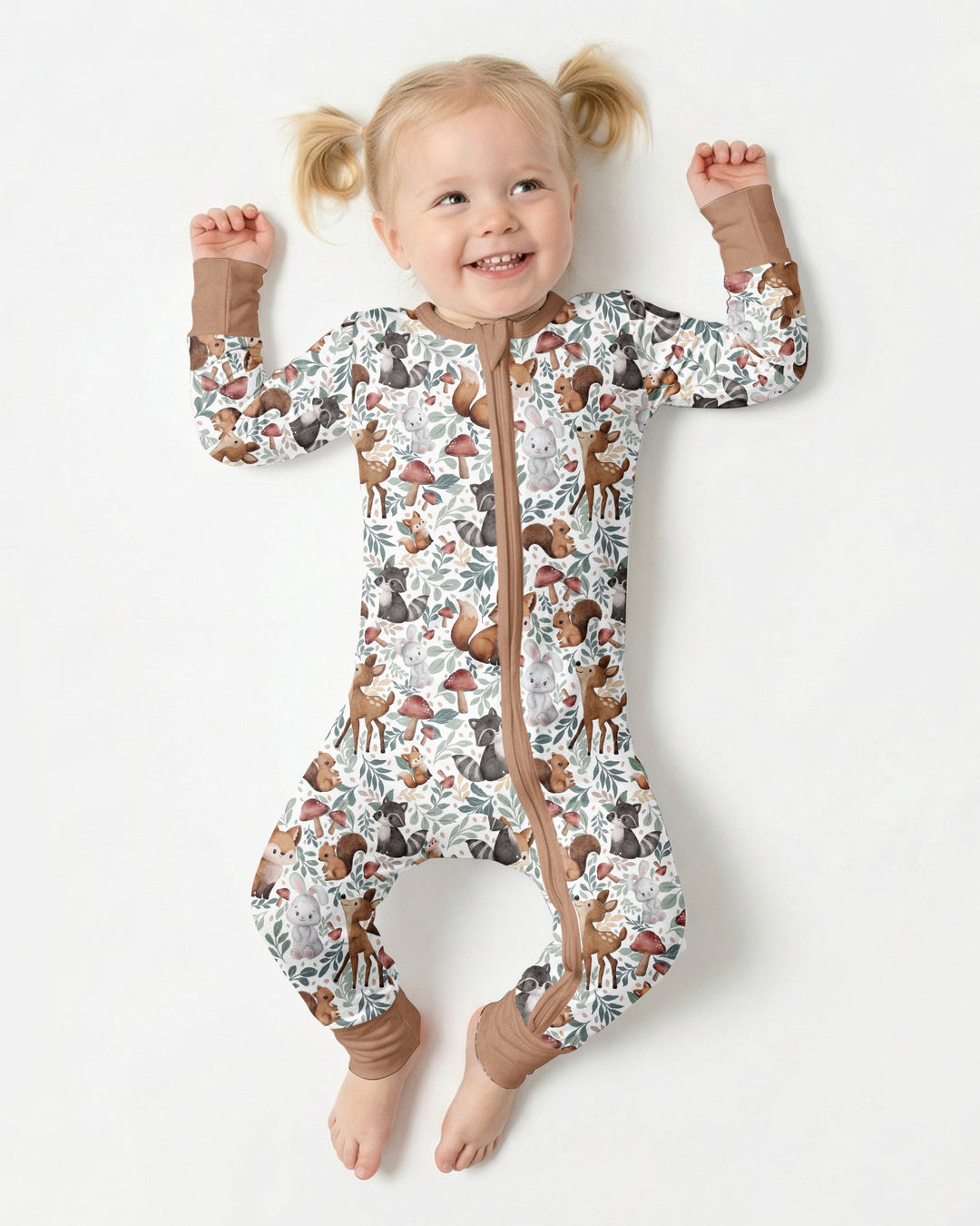 Whimsical Woodland Friends Bamboo Convertible Zippy