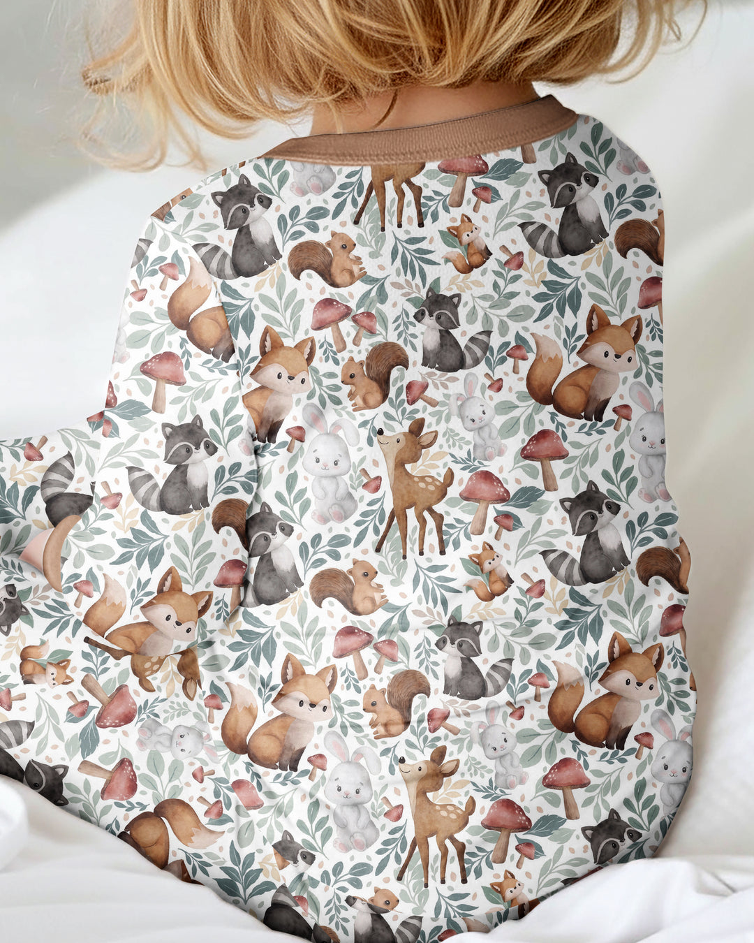 Whimsical Woodland Friends Bamboo Convertible Zippy