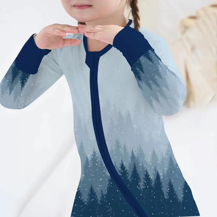 Winter Forest Convertible Zippy , Winter Forest Convertible Zippy - 0-3M