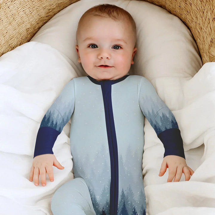 Winter Forest Convertible Zippy , Winter Forest Convertible Zippy - 0-3M