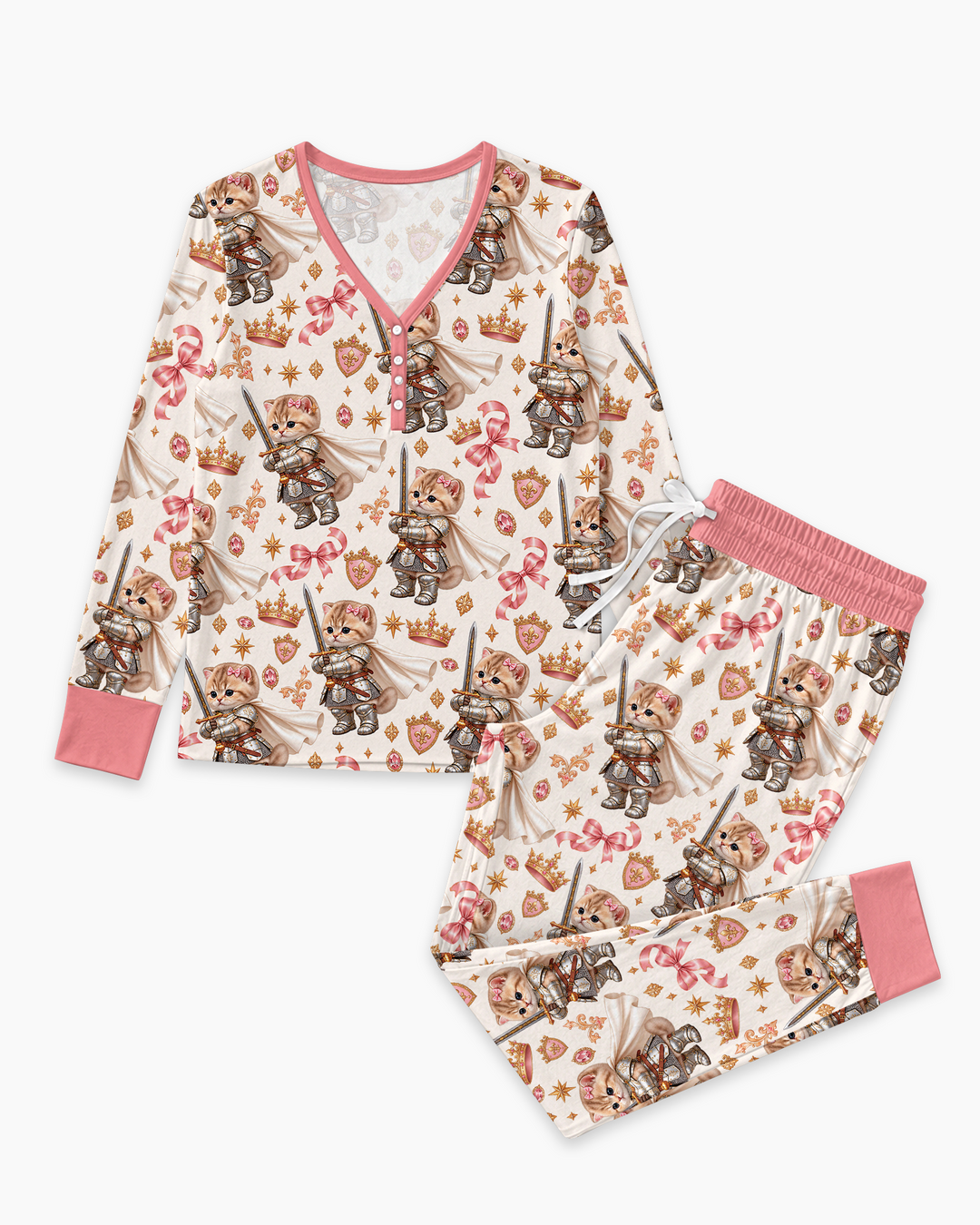 Kitty Knight Bamboo Women Pajama Set