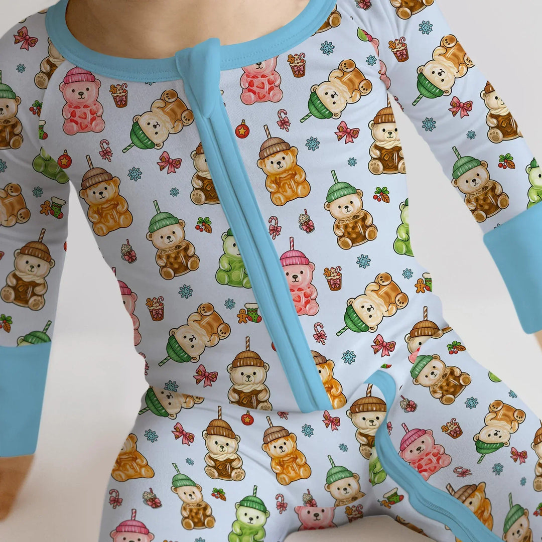 Holiday Bear Cup Bamboo Convertible Zippy