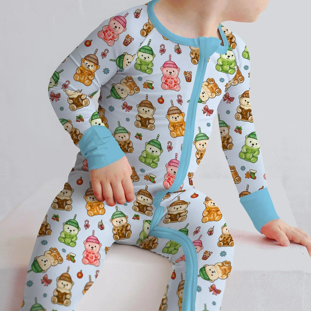 Holiday Bear Cup Bamboo Convertible Zippy
