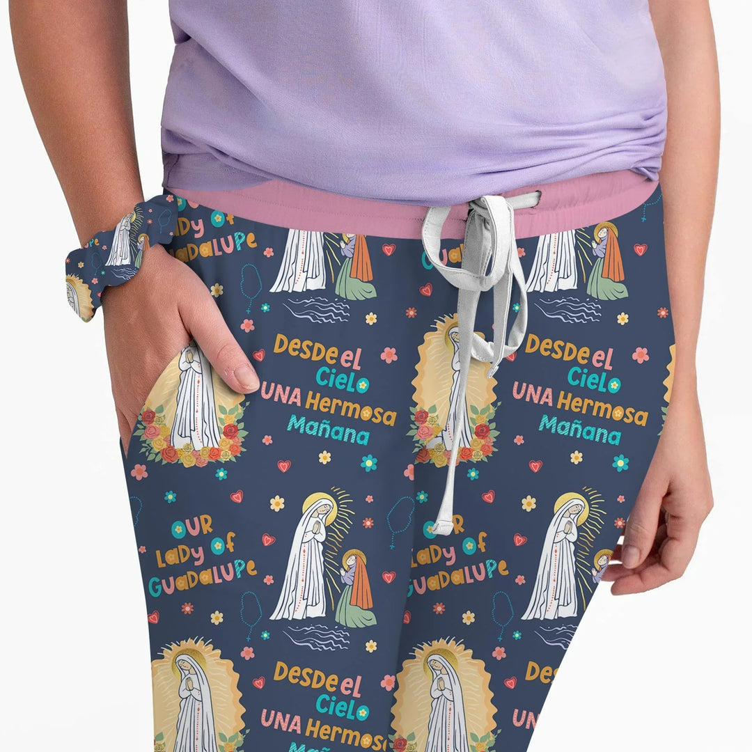 Maria Our Lady Of Guadalupe Bamboo Women Pajama Set