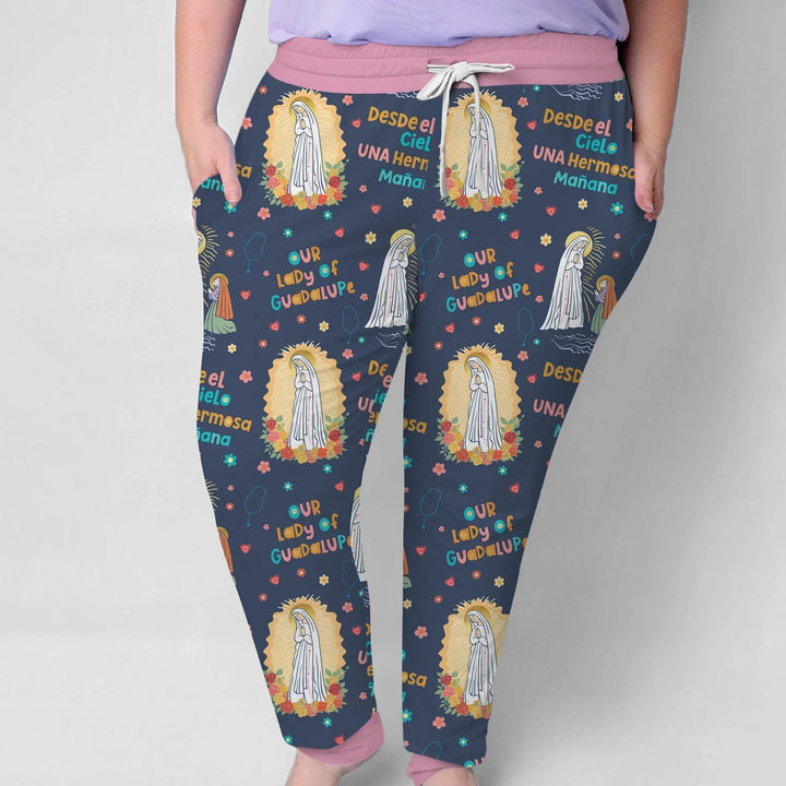 Maria Our Lady Of Guadalupe Bamboo Women Pajama Set