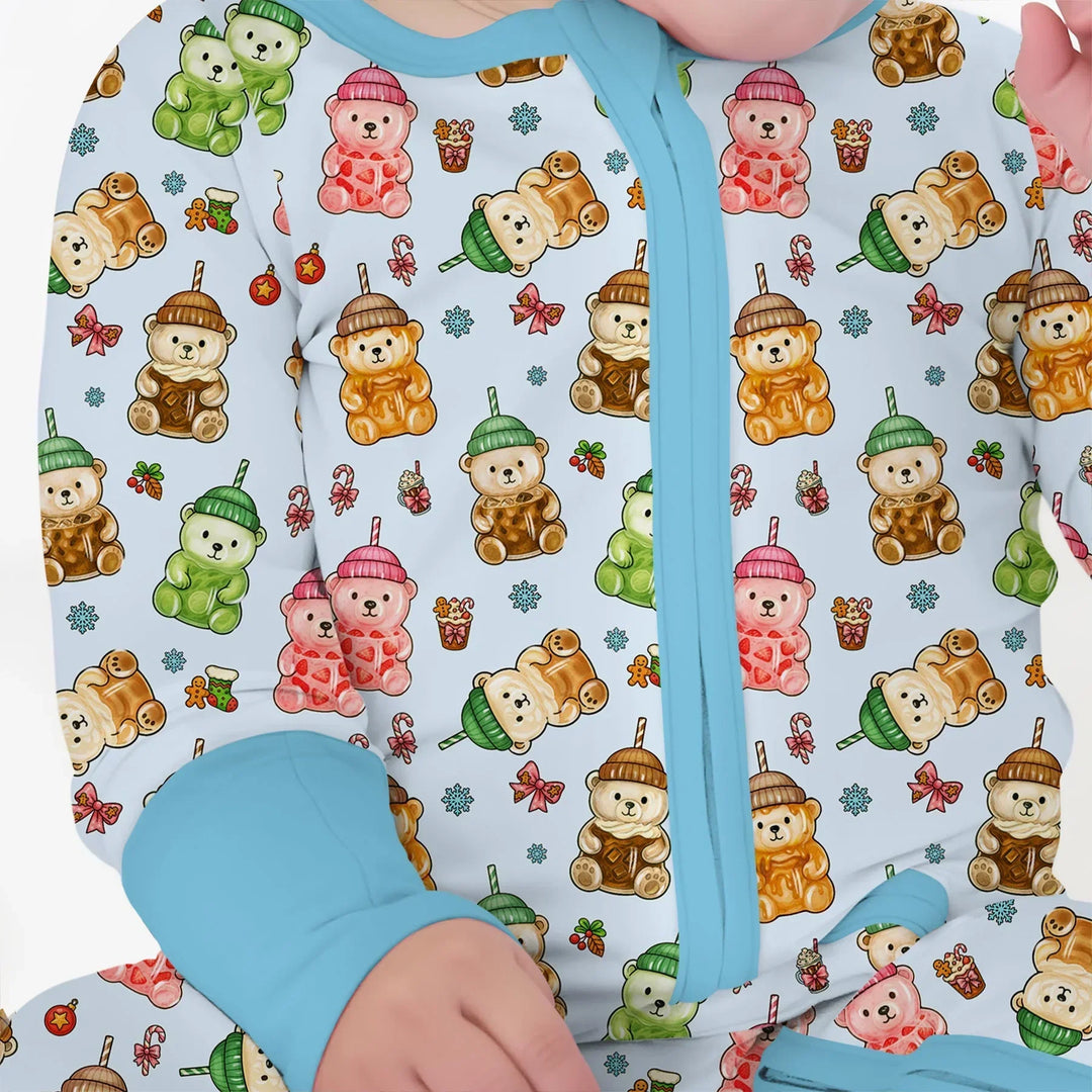 Holiday Bear Cup Bamboo Convertible Zippy