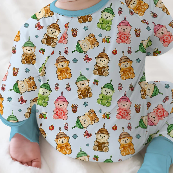 Holiday Bear Cup Bamboo Convertible Zippy