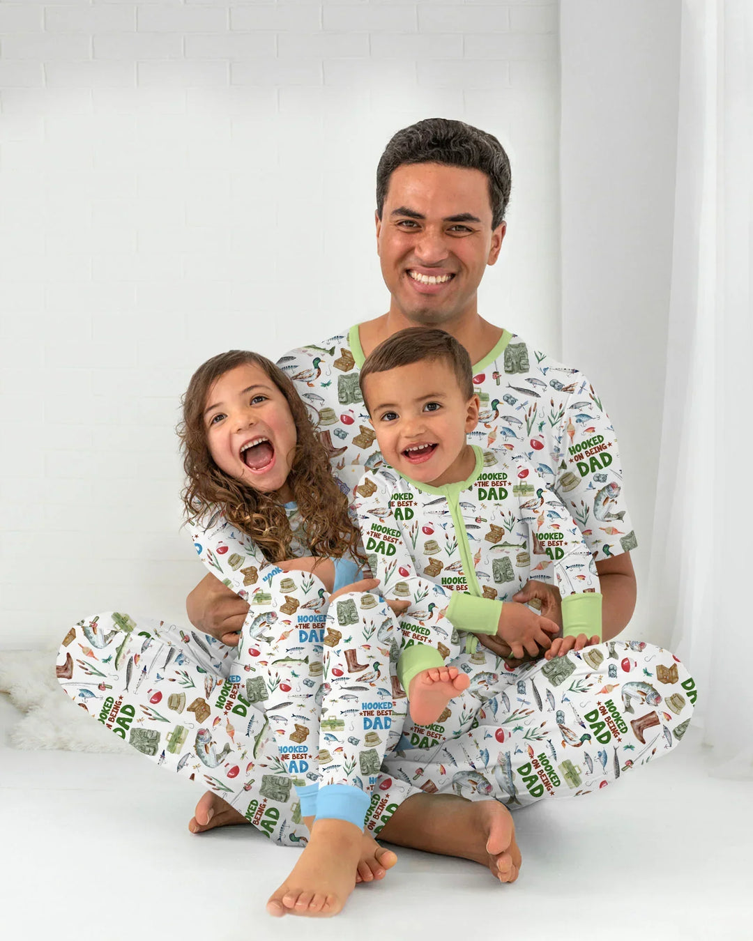 Hooked On Being Dad Daddy & Me Matching Bamboo Men's Pajama Set