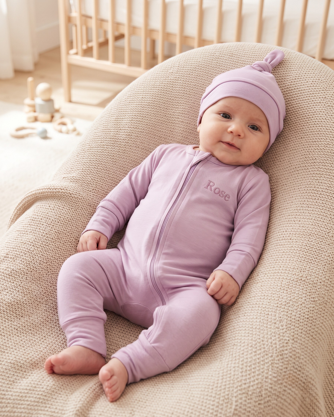 Personalized Embroidered Bamboo Convertible Zippy