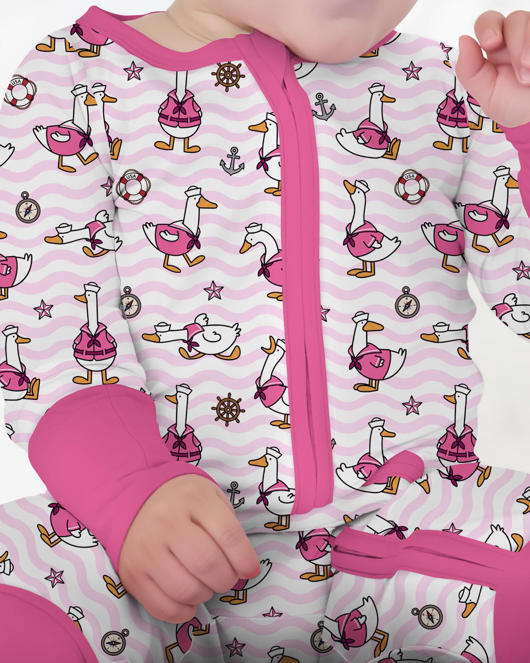 Silly Goose Sailor Bamboo Convertible Zippy