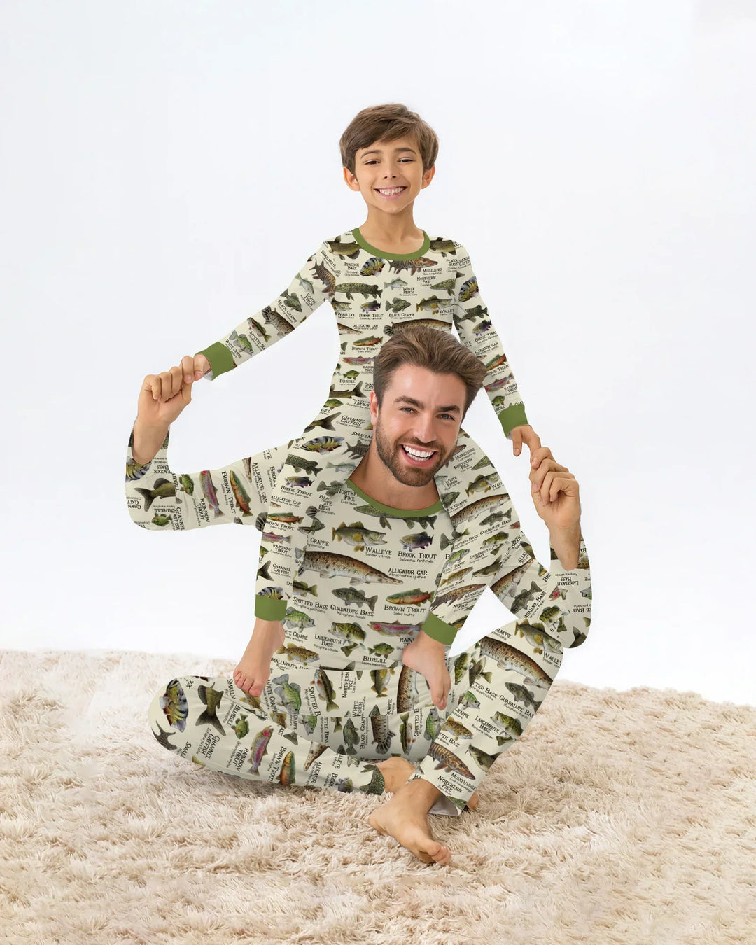 Fish Of America Bamboo Men's Pajama Set