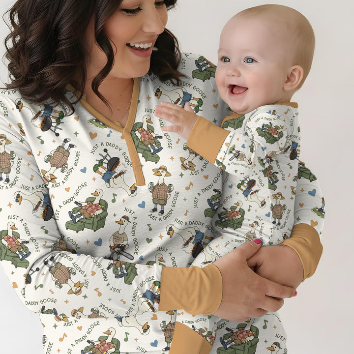 Just A Daddy Goose Family Matching Bamboo Women Pajama Set