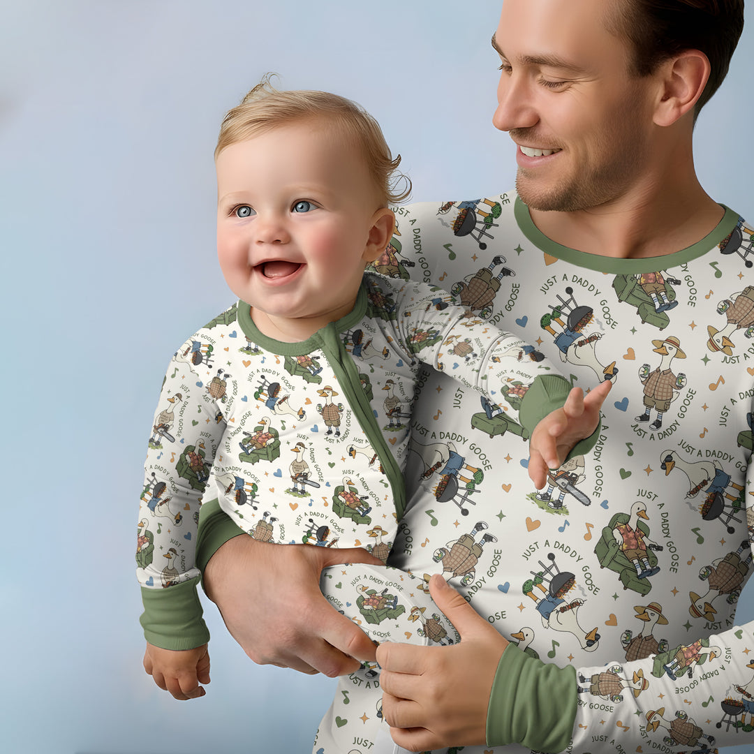 Just A Daddy Goose Family Matching Bamboo Convertible Zippy