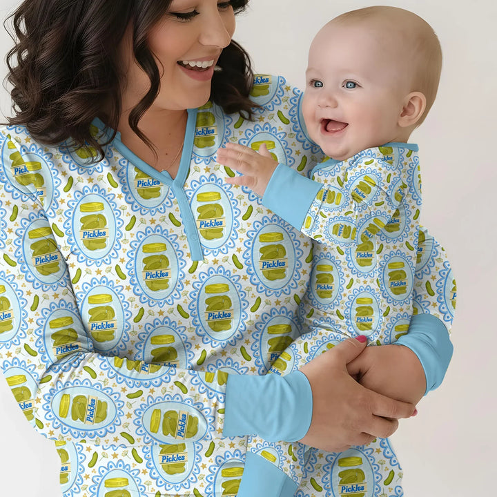 Pickle Coquette Bamboo Women Pajama Set