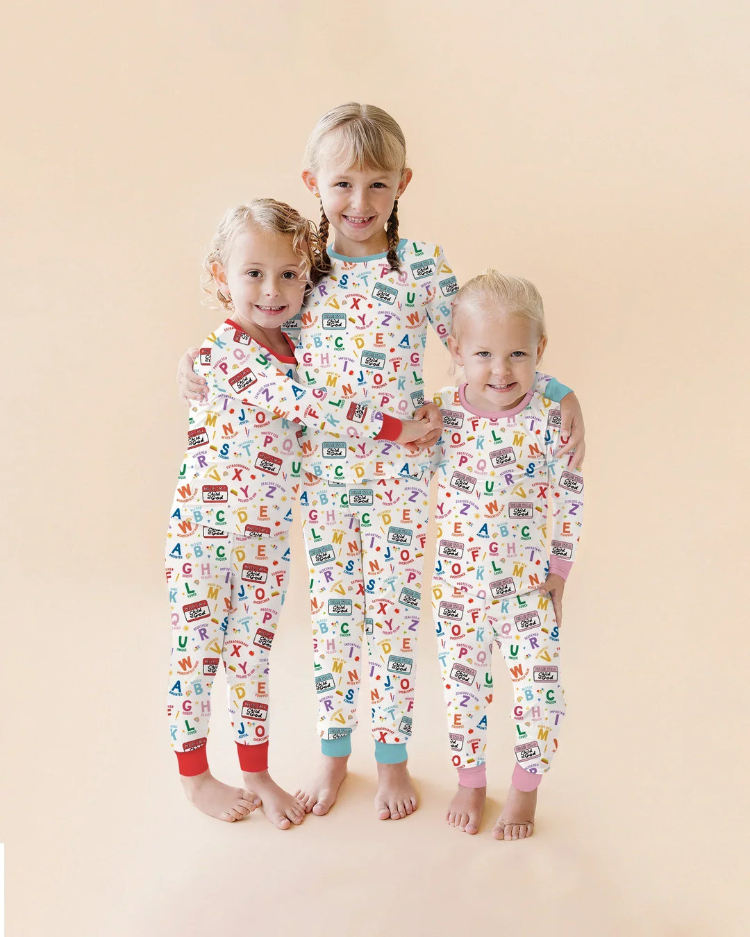 I'm A Child Of God ABCs Bamboo Two Piece Long Sleeve Pajama Set