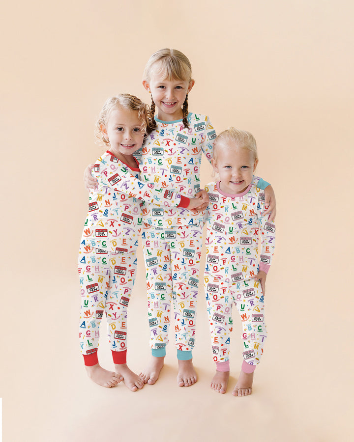 I'm A Child Of God ABCs Bamboo Two Piece Long Sleeve Pajama Set