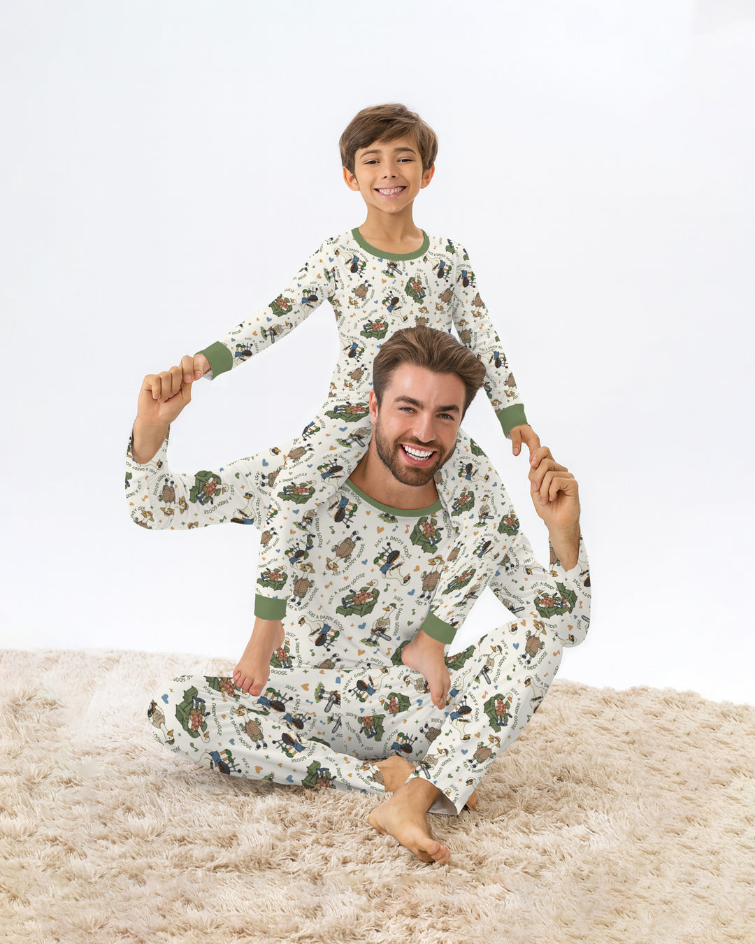Just A Daddy Goose Family Matching Bamboo Men's Pajama Set