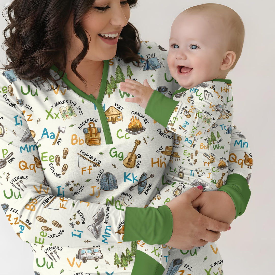 Adventure Alphabet ABCs Summer Camp Bamboo Convertible Zippy