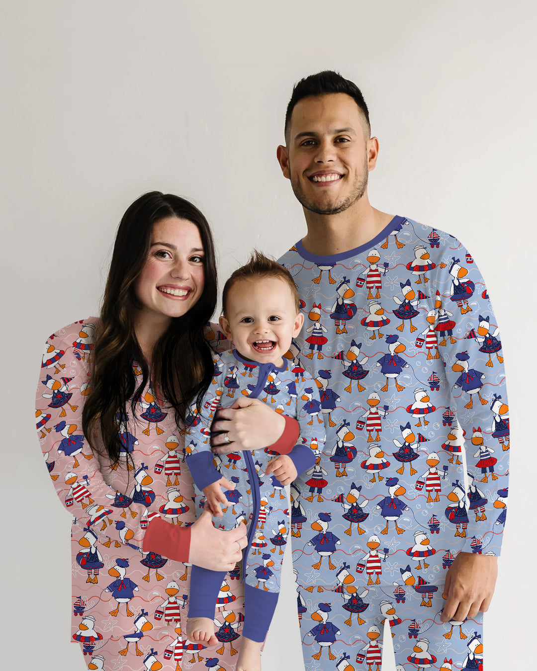 Freedom Floaties Family Matching Bamboo Two Piece Short Sleeve Pajama Set