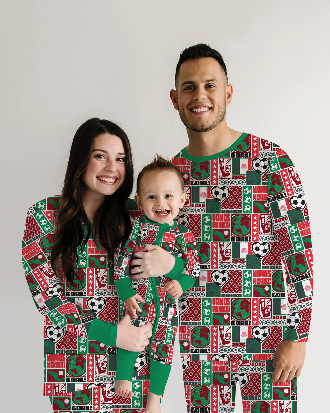 World Soccer Vamos Mexico Bamboo Men's Pajama Set