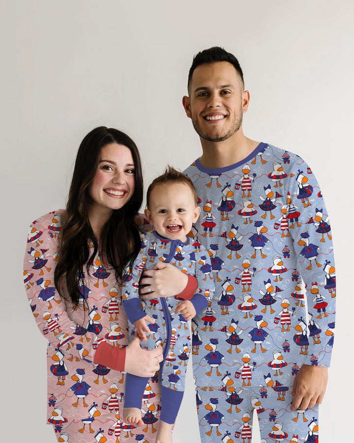 Freedom Floaties Family Matching Bamboo Women Short Sleeve Short Pajama Set