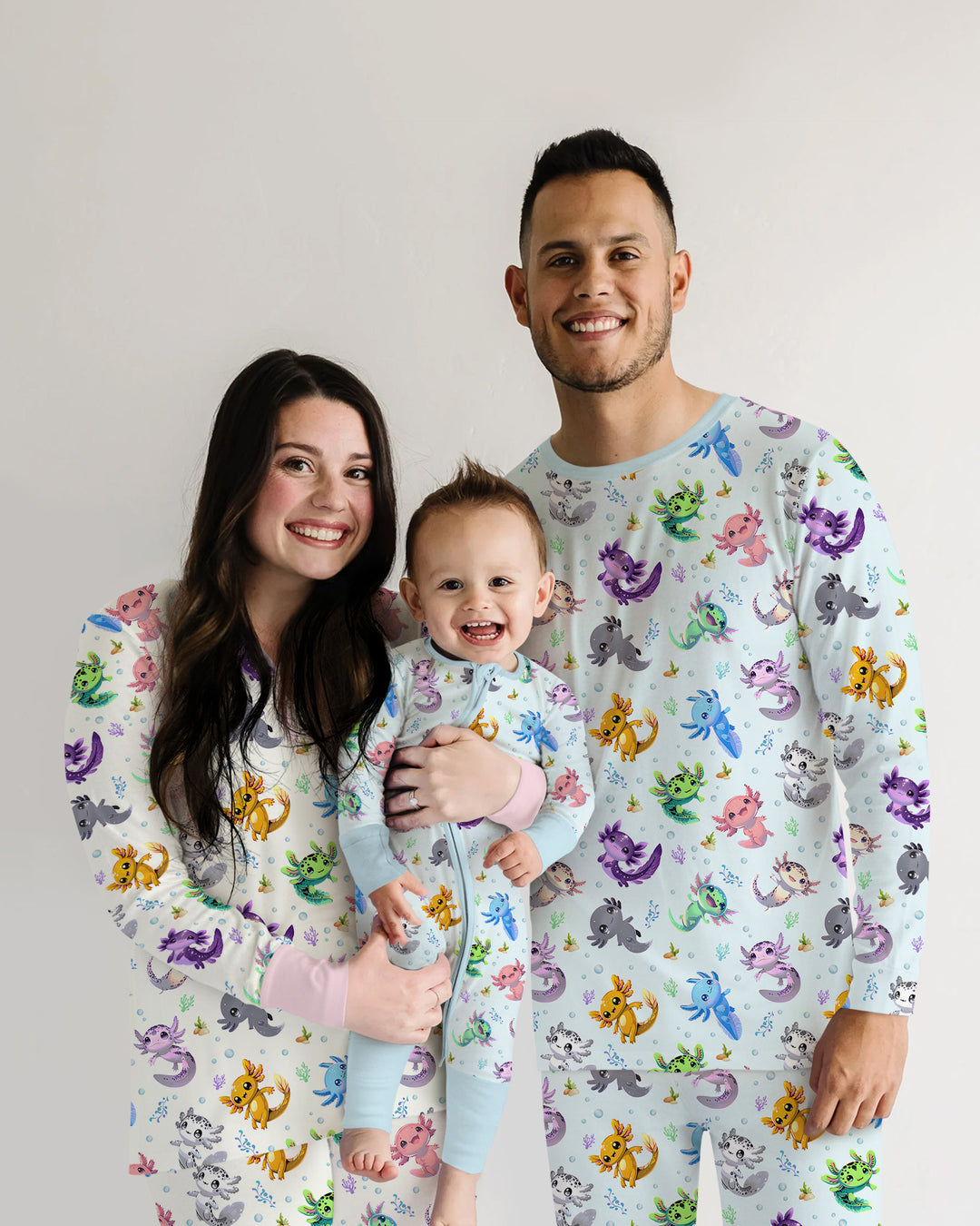 I Love You Axolotl Bamboo Women Pajama Set