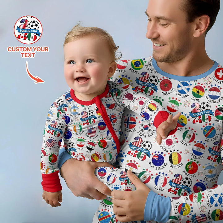 The World Plays Here 2026 Soccer Tour Bamboo Convertible Zippy