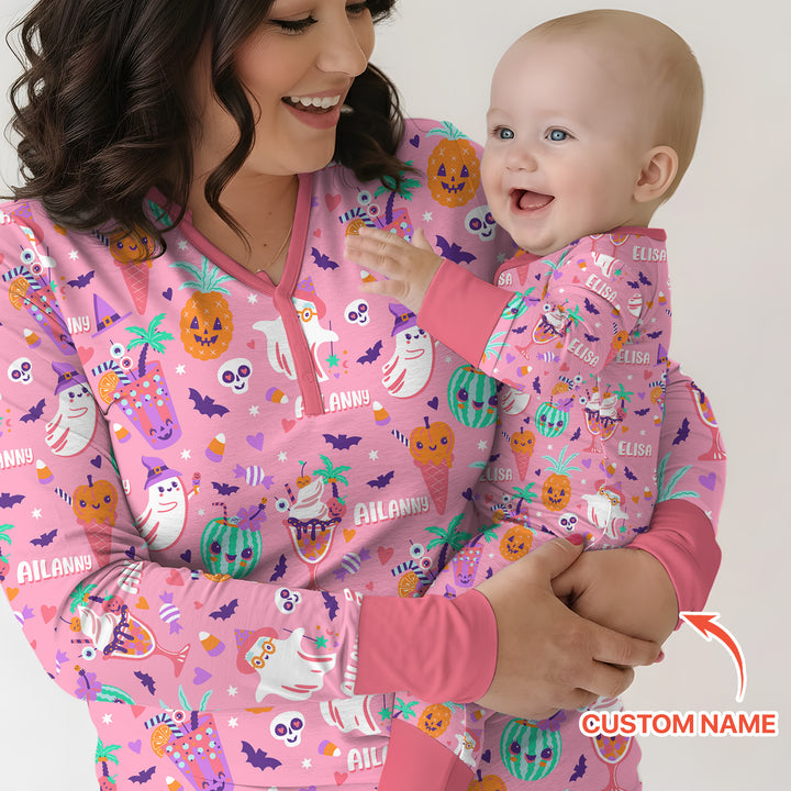 Summerween Doodles Bamboo Convertible Zippy