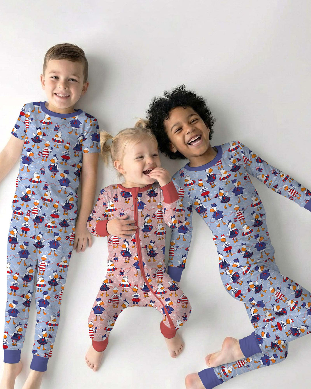 Freedom Floaties Family Matching Bamboo Two Piece Long Sleeve Pajama Set