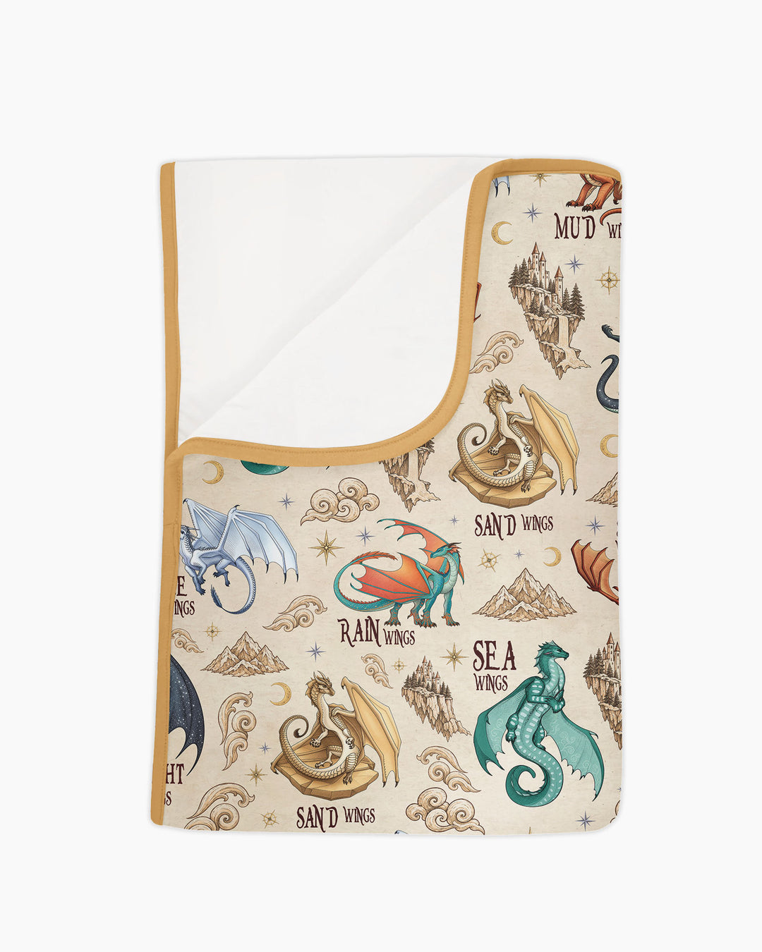 Elemental Dragons Bamboo Blanket