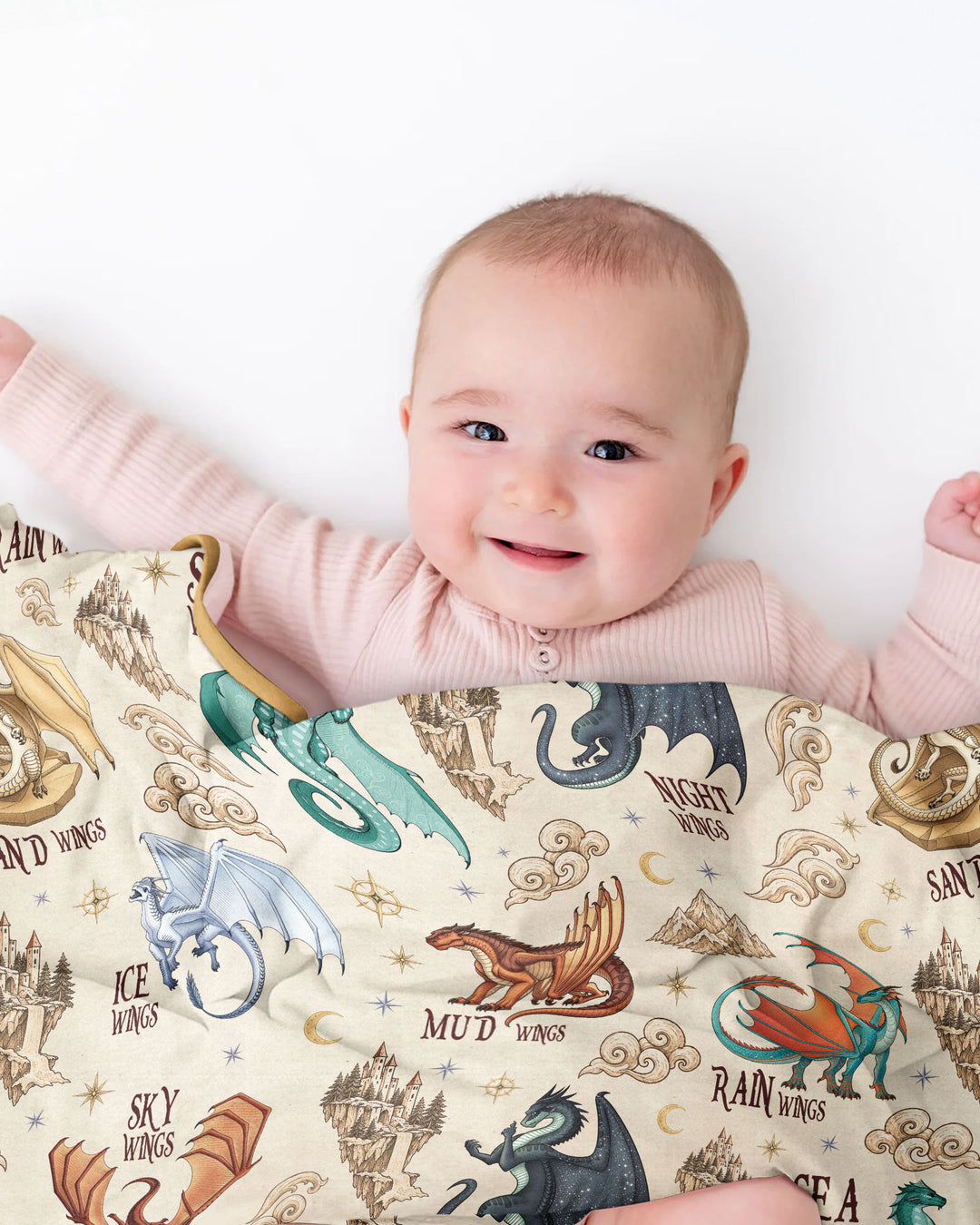 Elemental Dragons Bamboo Blanket