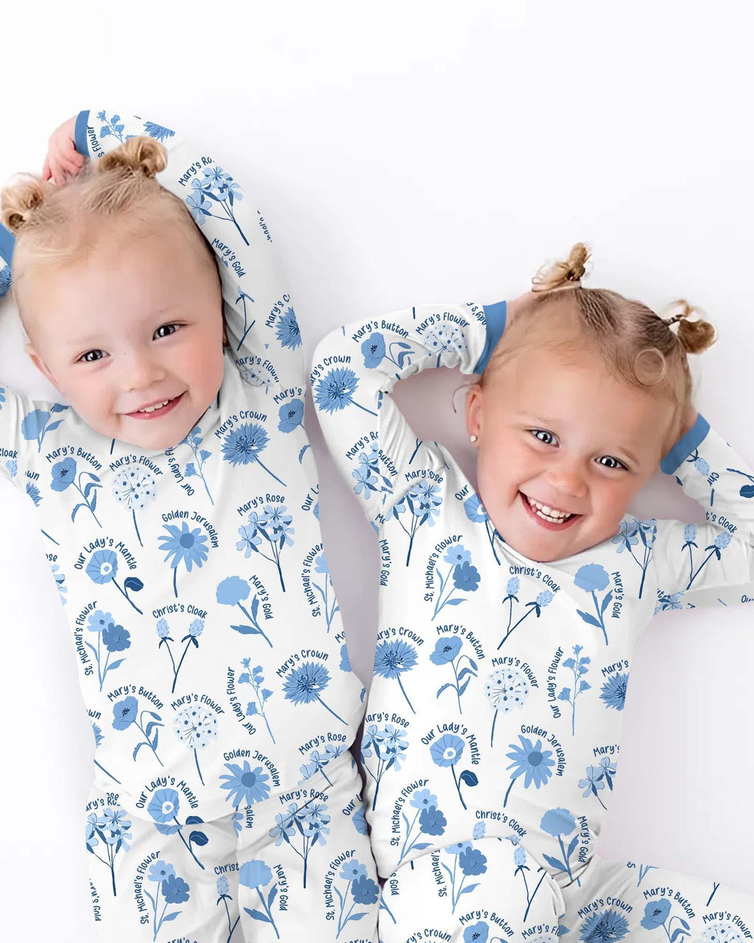 Mary's Garden Bamboo Two Piece Long Sleeve Pajama Set