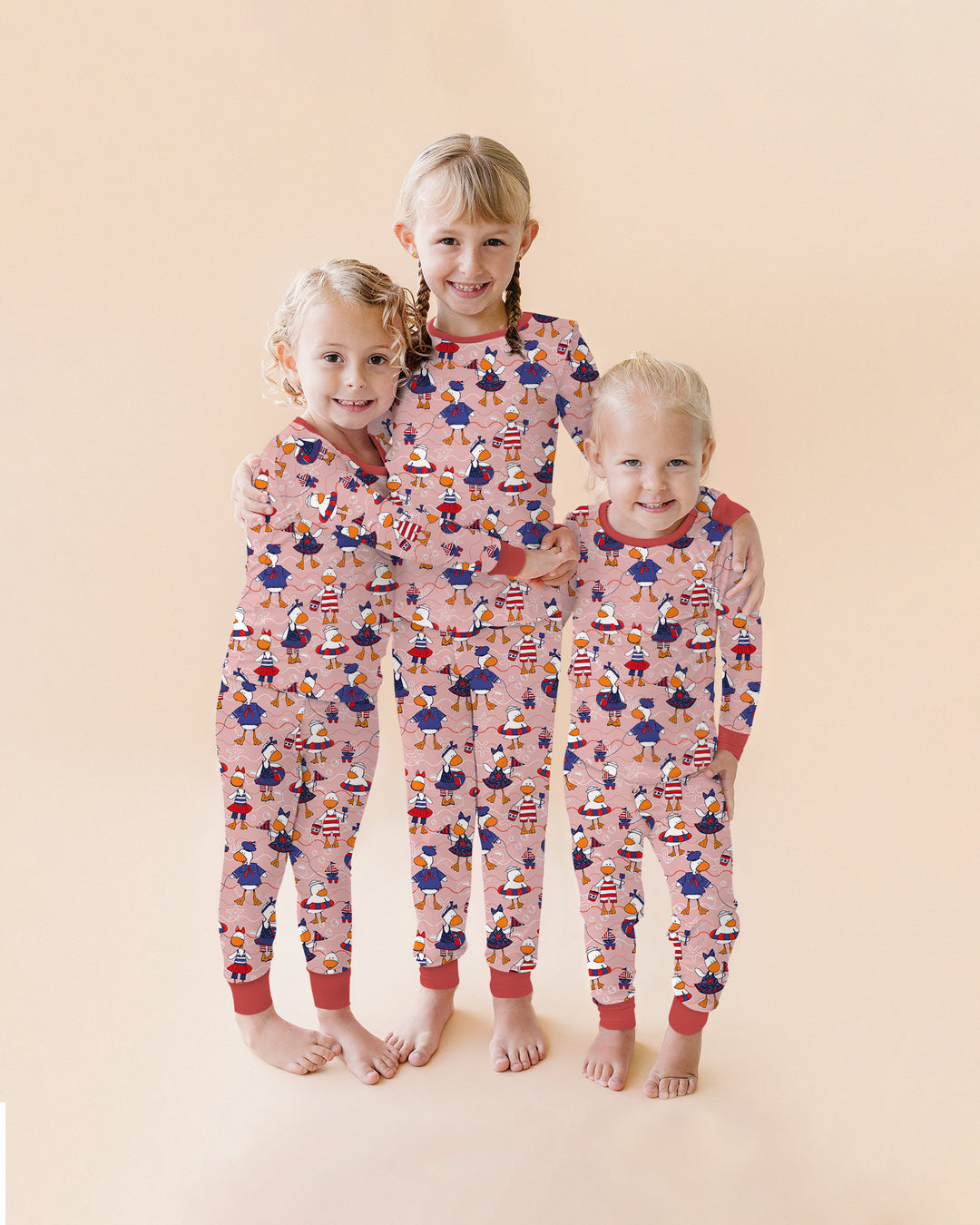 Freedom Floaties Family Matching Bamboo Two Piece Long Sleeve Pajama Set