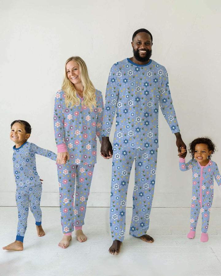 Starry Bloom Blessings Family Matching Bamboo Convertible Zippy