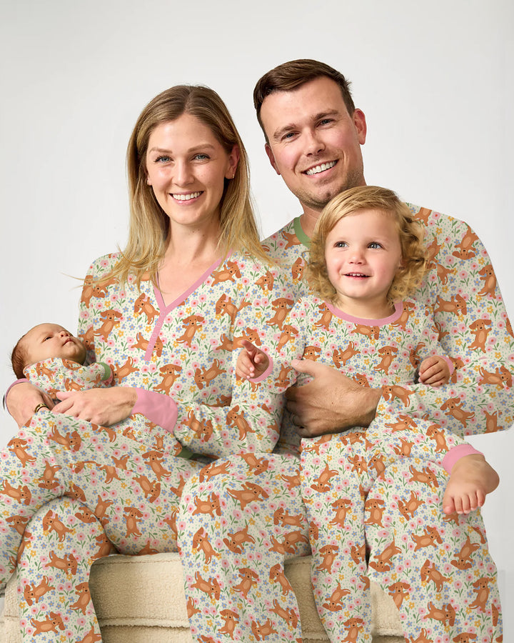 Dachshund Blooms Family Matching Bamboo Convertible Zippy