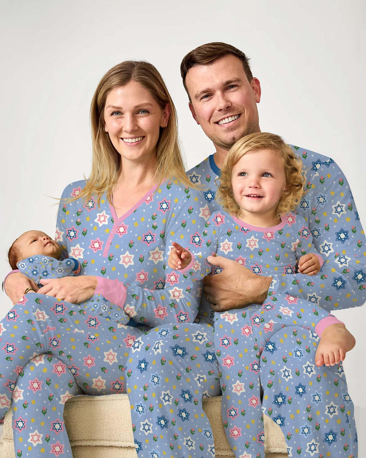 Starry Bloom Blessings Family Matching Bamboo Men's Pajama Set