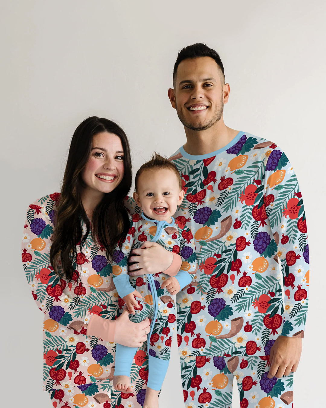 Pomegranate Blessings Night Family Matching Bamboo Convertible Zippy