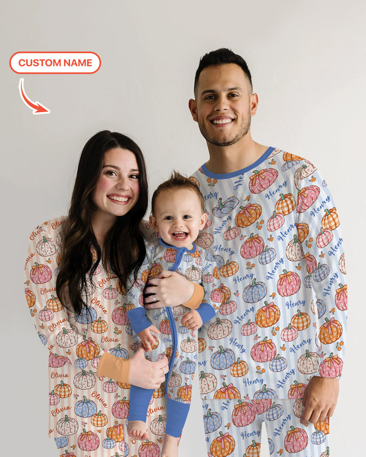 Custom Name Pumpkin Patch Bamboo Convertible Zippy