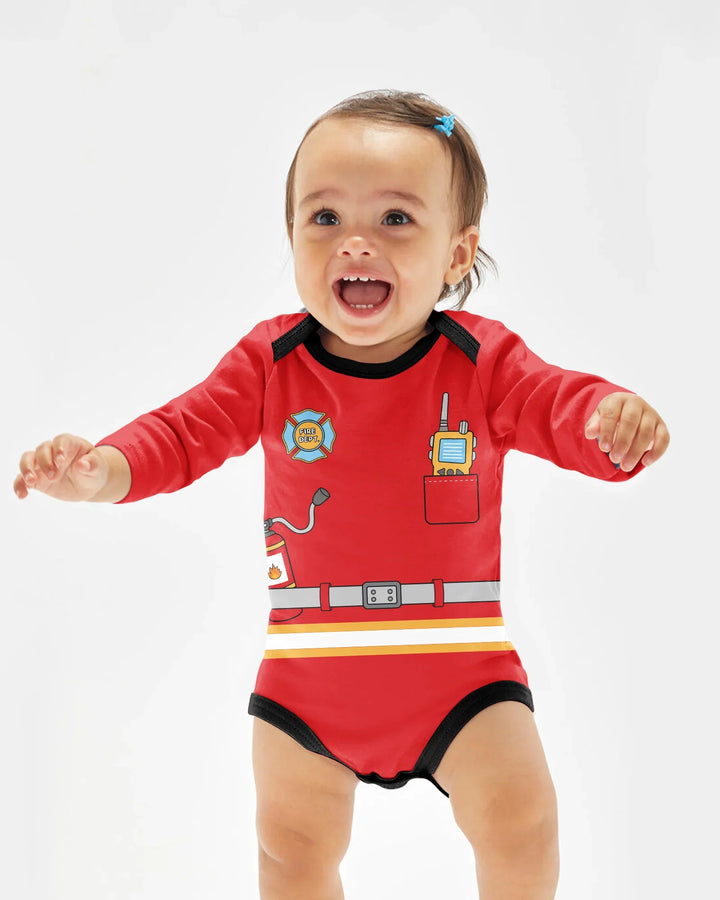 Future Fireman Crew Bamboo Bodysuit