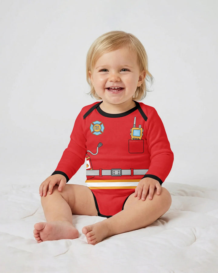 Future Fireman Crew Bamboo Bodysuit
