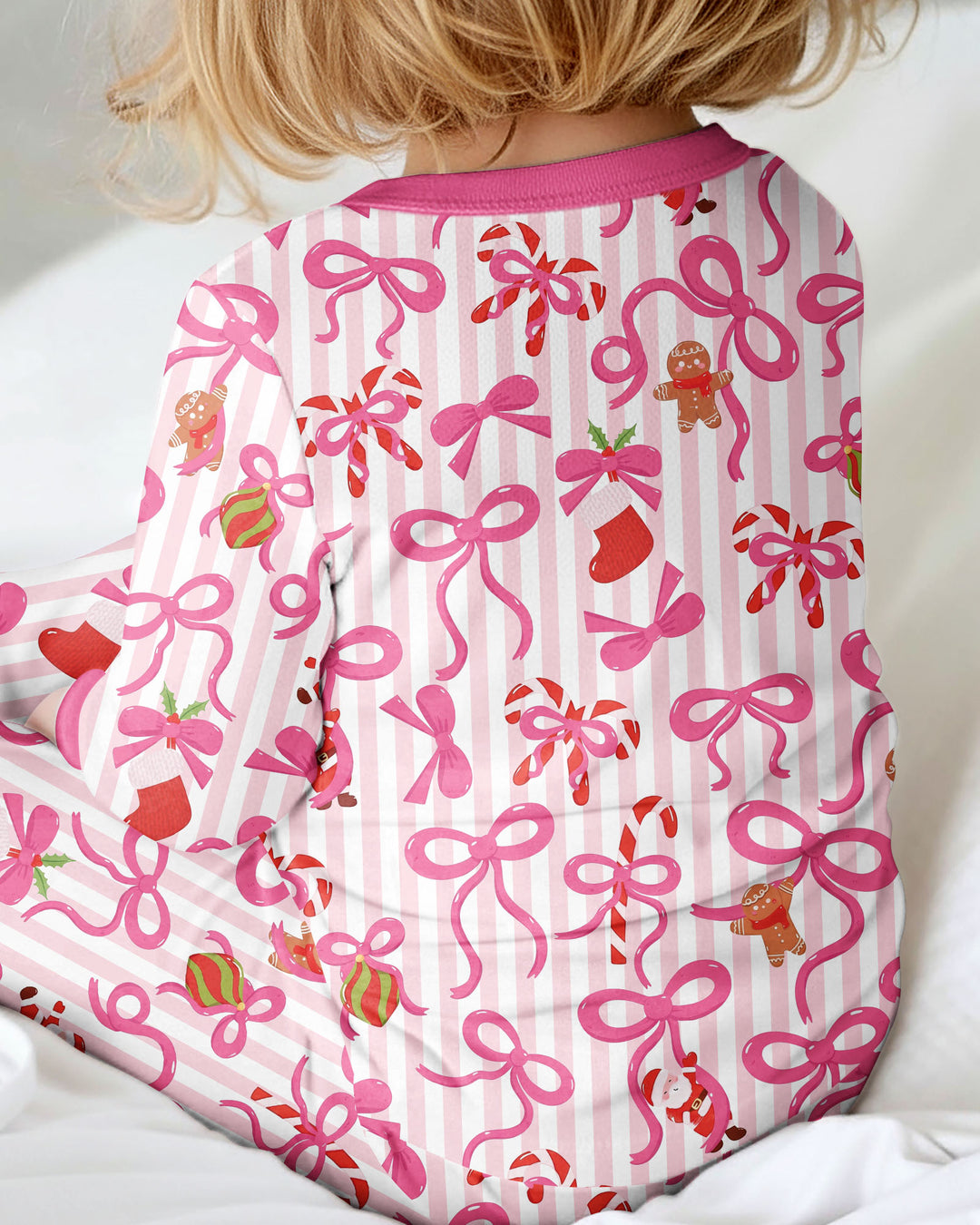 Pink Bow Christmas Magic Bamboo Convertible Zippy