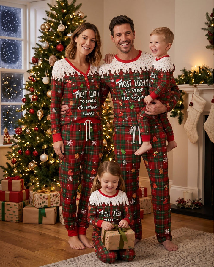 Funny Christmas Family Matching Bamboo Women Pajama Set