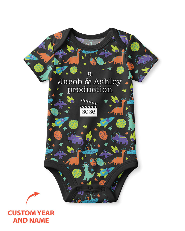 Baby Coming Soon Bamboo Bodysuit