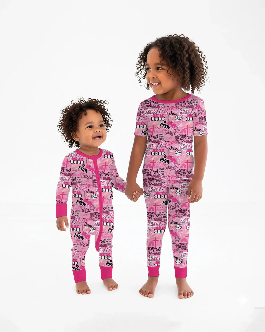 Pink Faith & Grace Bamboo Convertible Zippy