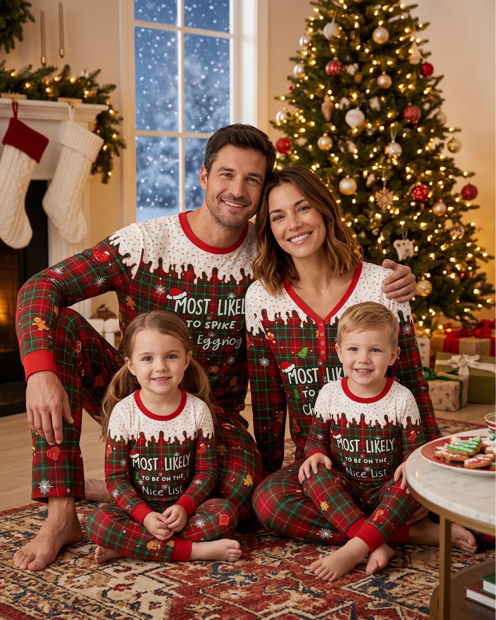 Funny Christmas Family Matching Bamboo Women Pajama Set