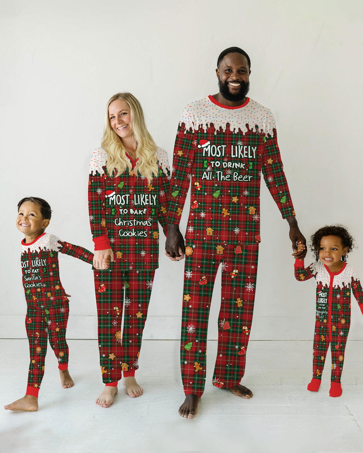 Funny Christmas Family Matching Bamboo Women Pajama Set