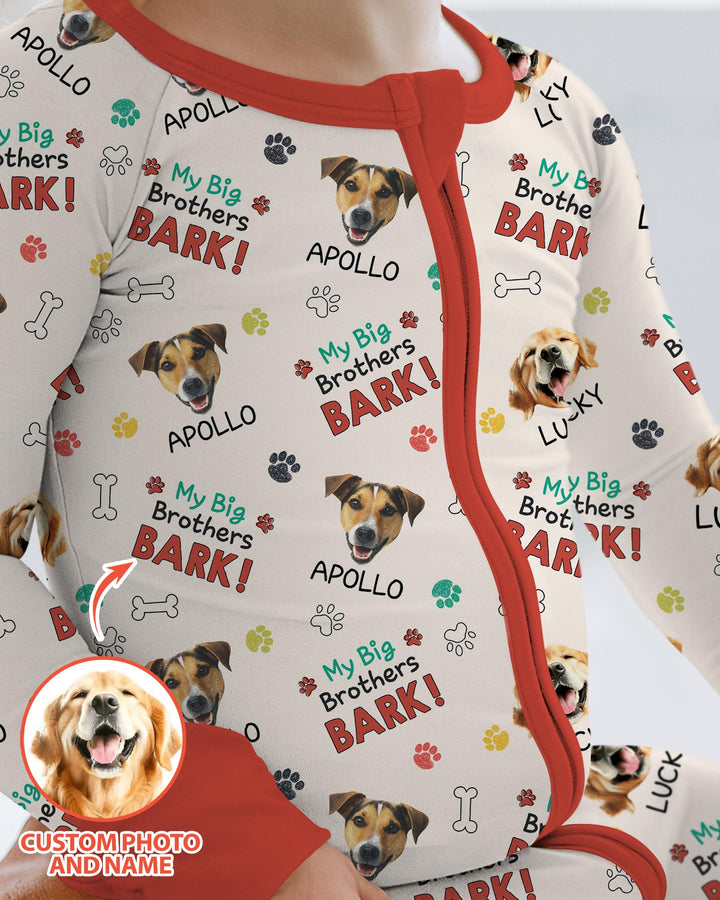 Raised With Paws - Custom Pet Photo And Name Bamboo Convertible Zippy