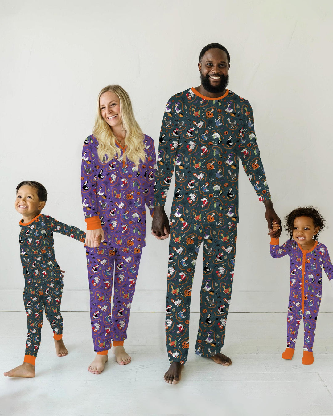 Just A Spooky Goose Family Matching Bamboo Convertible Zippy