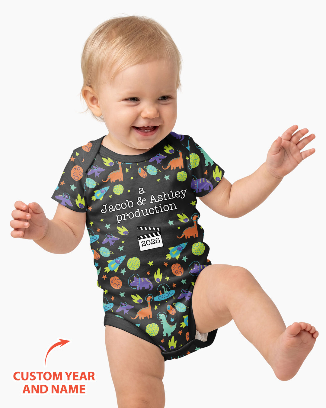 Baby Coming Soon Bamboo Bodysuit